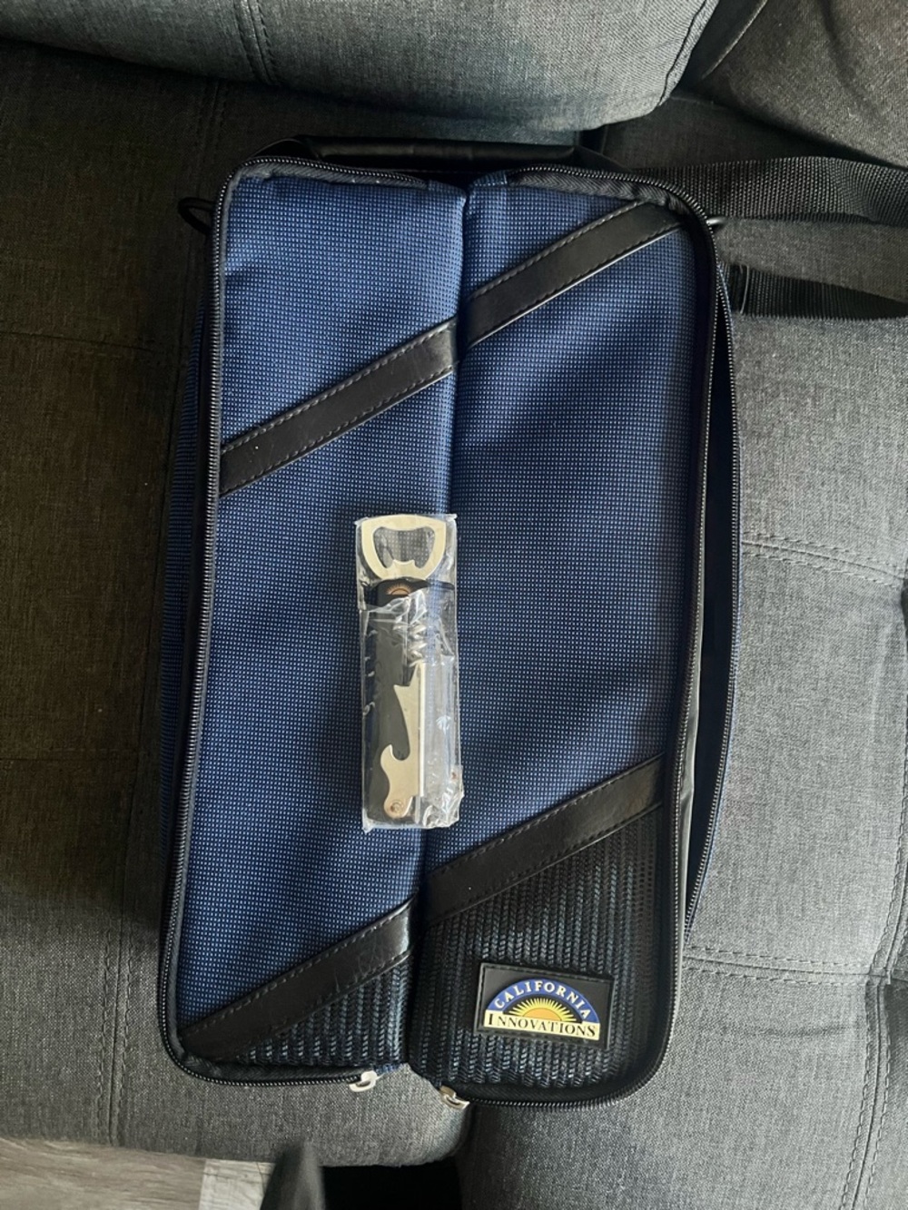 Navy and Black PICNIC BAG